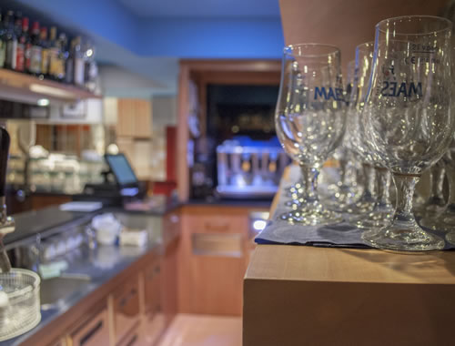 Particolare ristorante La Perla